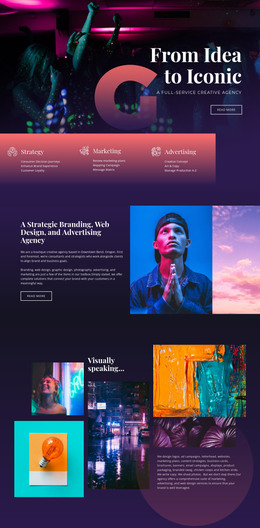 Art & Design HTML Templates