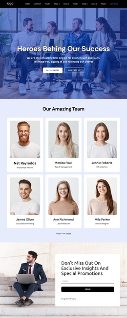 Team Page